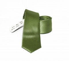                    NM slim szövött nyakkendő - Mohazöld Egyszínű nyakkendő