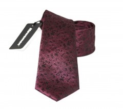                    NM slim szövött nyakkendő - Barna mintás Mintás nyakkendők