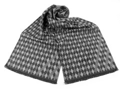              Férfi sál - Kockás - 34x185 cm Férfi kesztyű, sál