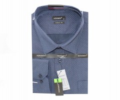             NM h.u extra fit elasztikus ing - Kék mintás 