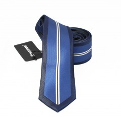                    NM slim szövött nyakkendő - Kék csíkos Csíkos nyakkendő