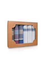      Ajándék zsebkendő szett - 6 db/csomag Pamut zsebkendő