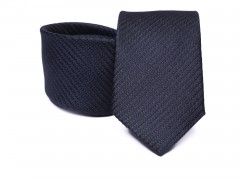         Prémium selyem nyakkendő - Sötétkék csíkos Csíkos nyakkendő