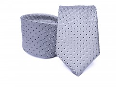         Prémium selyem nyakkendő - Halványkék aprópöttyös 