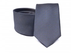         Prémium selyem nyakkendő - Kékesszürke aprómintás Aprómintás nyakkendő