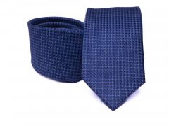         Prémium selyem nyakkendő - Királykék aprómintás 