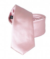                                           NM slim szatén nyakkendő - Púderrózsa Egyszínű nyakkendő