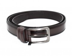                                           HF férfi bőr öv - Sötétbarna 