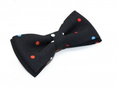                   Prémium csokornyakkendő - Sötétkék pöttyös Csokornyakkendő