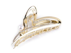             Fém hajcsatt strasszal Ékszer, hajdísz