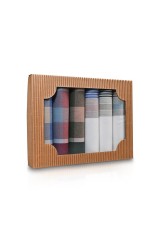      Ajándék zsebkendő szett - 6 db/csomag Pamut zsebkendő