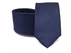        Prémium selyem nyakkendő - Sötétkék Csíkos nyakkendő