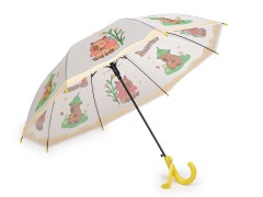        Gyerek átlátszó kilövős esernyő kapibara Gyerek esernyő, esőkabát