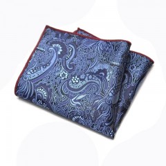                     Exkluzív paisley díszzsebkendő - Kék Diszzsebkendő