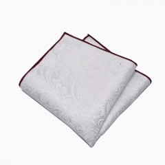                     Exkluzív paisley díszzsebkendő - Fehér Diszzsebkendő