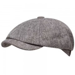                      Gatsby lenes unisex sapka - Szürke Férfi kalap, sapka