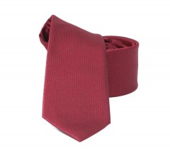                    NM slim szövött nyakkendő - Meggypiros Egyszínű nyakkendő