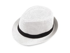                                       Unisex nyári szalmakalap - Fehér 