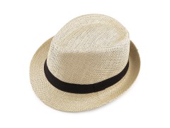                                       Unisex nyári szalmakalap - Drapp 