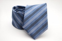 Prémium nyakkendő - Kék csíkos 