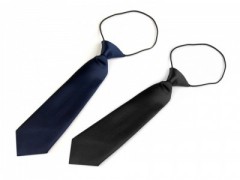 Gumis gyereknyakkendő - Fekete, Sötétkék Gyerek nyakkendők