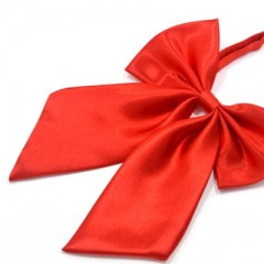 Szatén női csokornyakkendő - Piros Női nyakkendők, csokornyakkendő