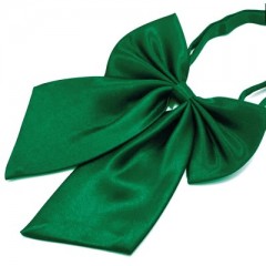 Szatén női csokornyakkendő - Zöld Női nyakkendők, csokornyakkendő