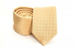 Prémium slim nyakkendő - Sárga mintás Aprómintás nyakkendő