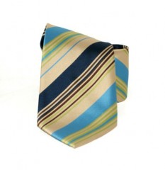                     Classic prémium nyakkendő - Kék csíkos 