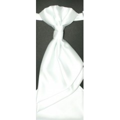    Francia nyakkendő,díszzsebkendővel - Fehér Francia, Ascot, Különlegesség