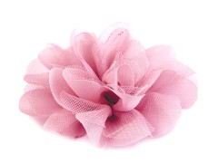         Szifon virág - Rózsaszín Kitűzők, Brossok
