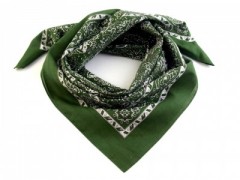Kázsmér mintás kendő - Zöld Női divatkendő és sál