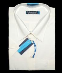                                  Goldenland extra rövidujjú ing - Ecru Egyszínű ing