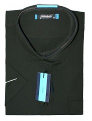                  Goldenland extra rövidujjú ing - Fekete Extra méret